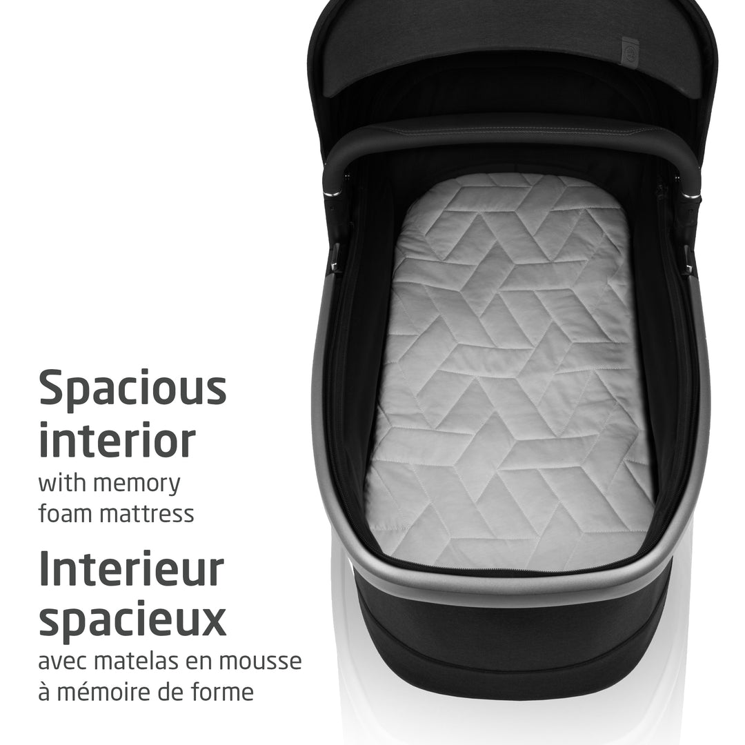 Maxi Cosi Fame Carrycot Bassinet (Twillic Black)