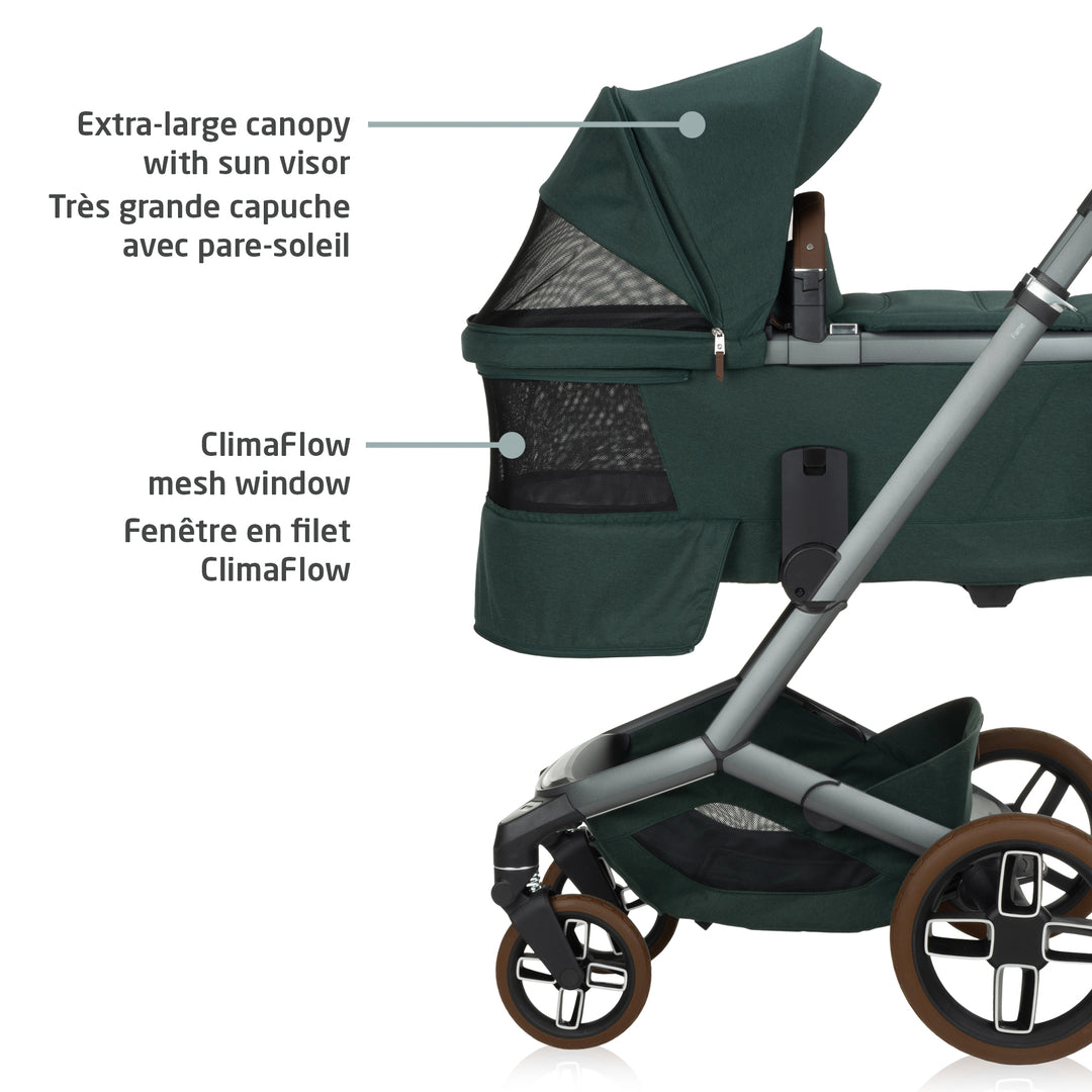 Maxi Cosi Fame Carrycot Bassinet (Twillic Green)