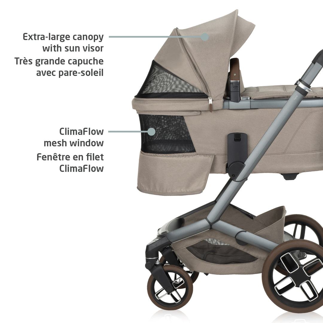 Maxi Cosi Fame Carrycot Bassinet (Twillic Truffle)