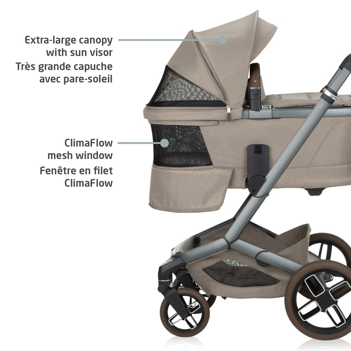 Maxi Cosi Fame Carrycot Bassinet (Twillic Truffle)