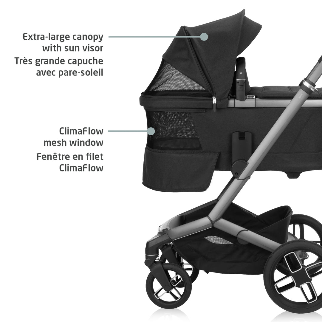 Maxi Cosi Fame Carrycot Bassinet (Twillic Black)