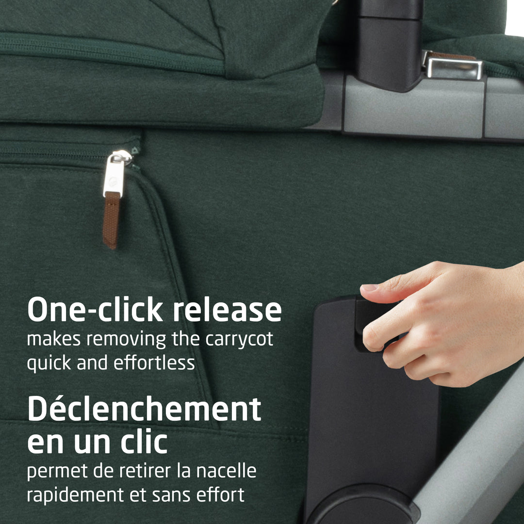 Maxi Cosi Fame Carrycot Bassinet (Twillic Green)