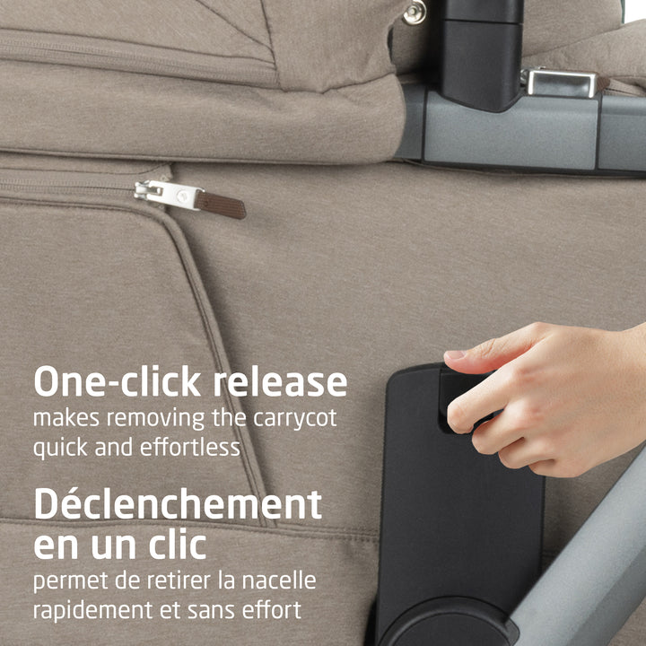 Maxi Cosi Fame Carrycot Bassinet (Twillic Truffle)