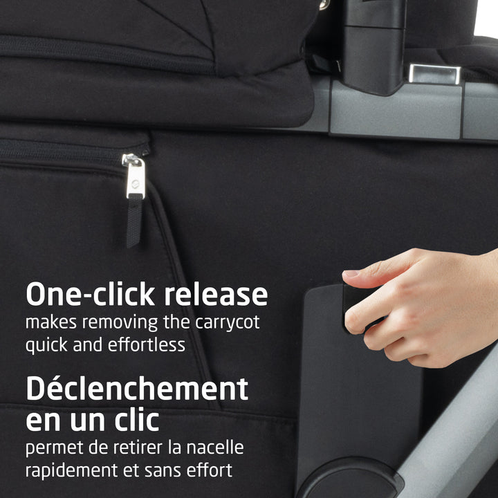 Maxi Cosi Fame Carrycot Bassinet (Twillic Black)