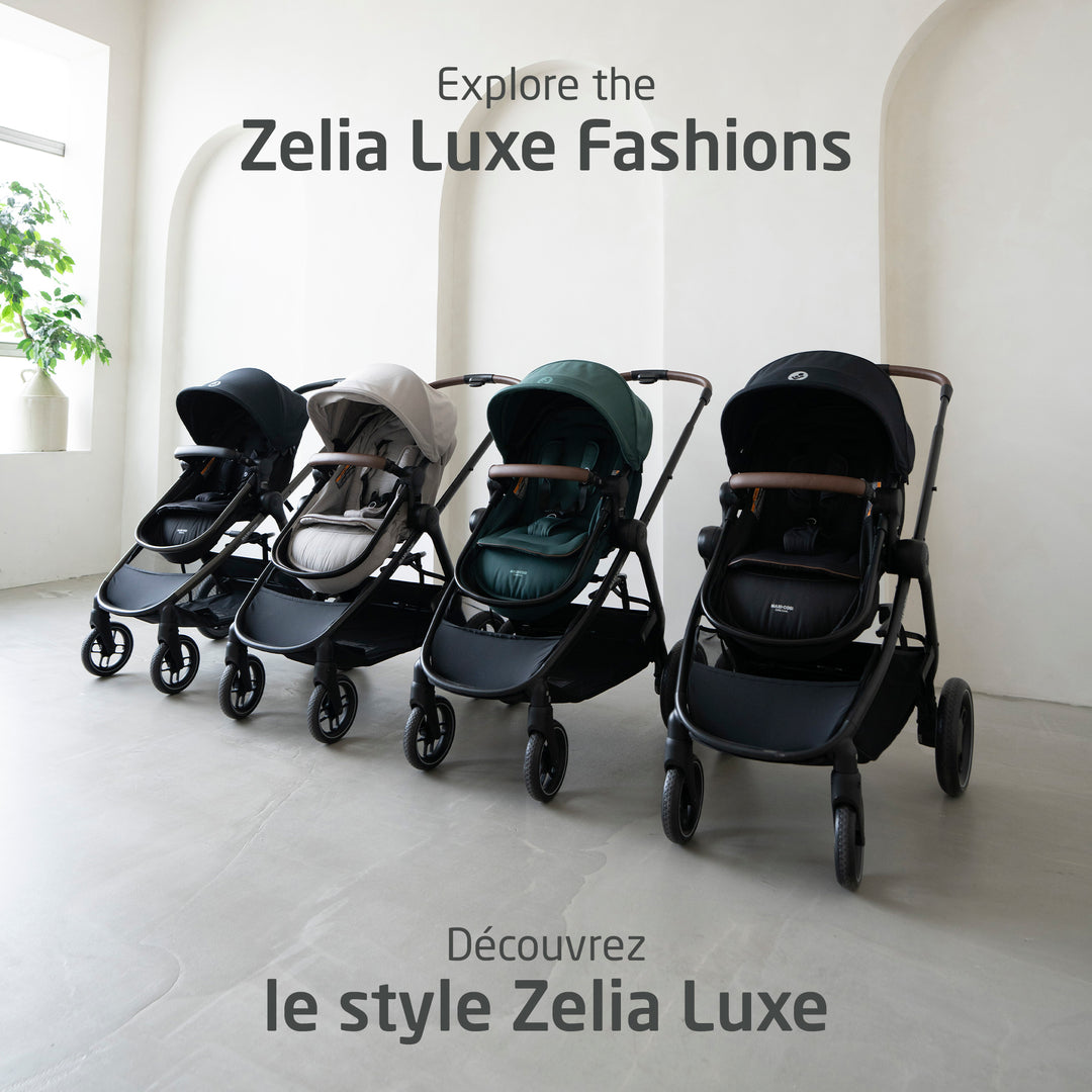 Maxi Cosi Zelia Luxe 5-in-1 Travel System (Essential Green)