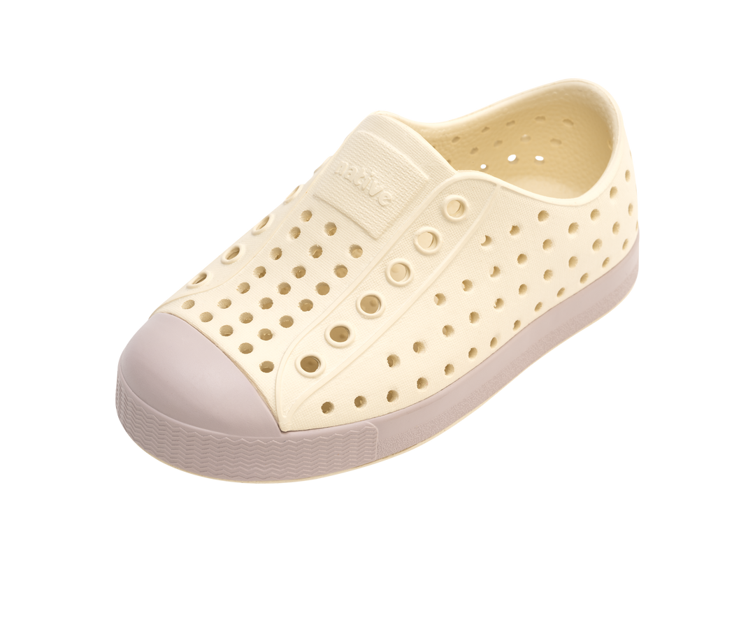 Native Jefferson Kids (Bone White/Balos Pink) - CLEARANCE