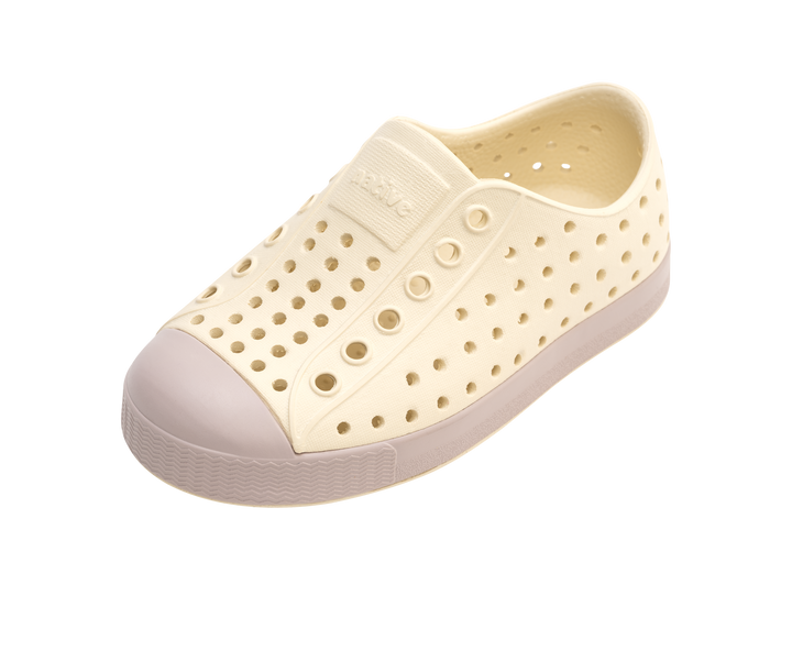 Native Jefferson Kids (Bone White/Balos Pink) - CLEARANCE