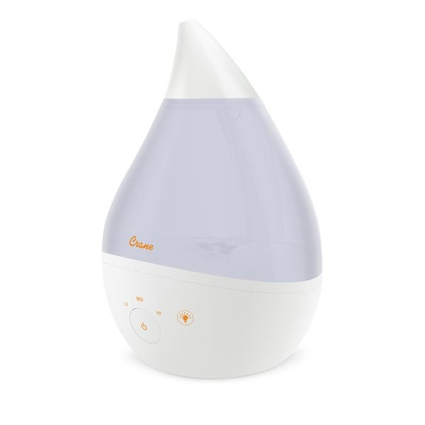 Crane Drop Cool Mist Humidifier (White)