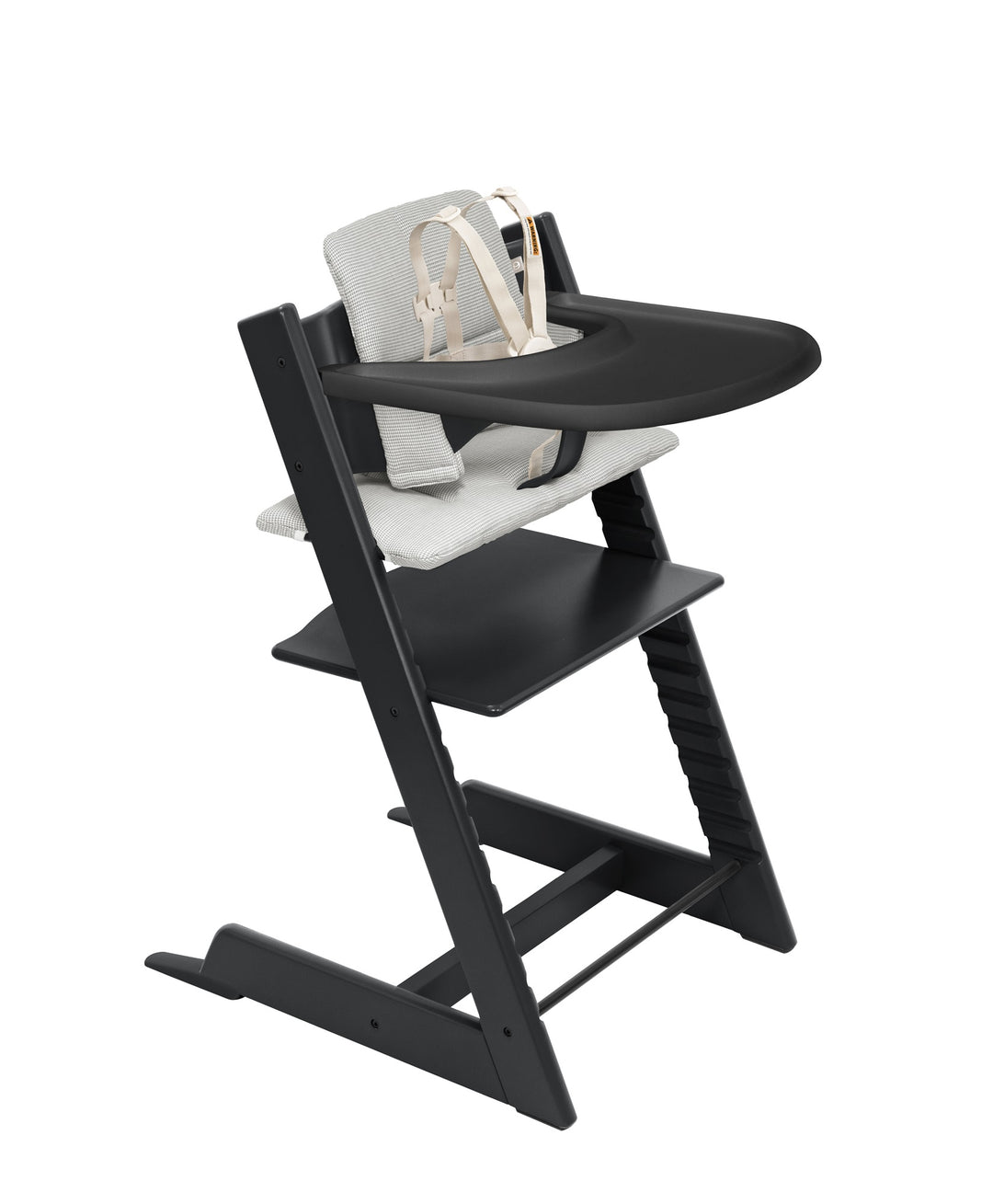 Stokke Tripp Trapp High Chair 2 Set (Black/Nordic Grey)