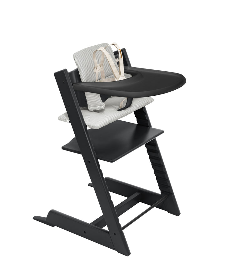 Stokke Tripp Trapp High Chair 2 Set (Black/Nordic Grey)