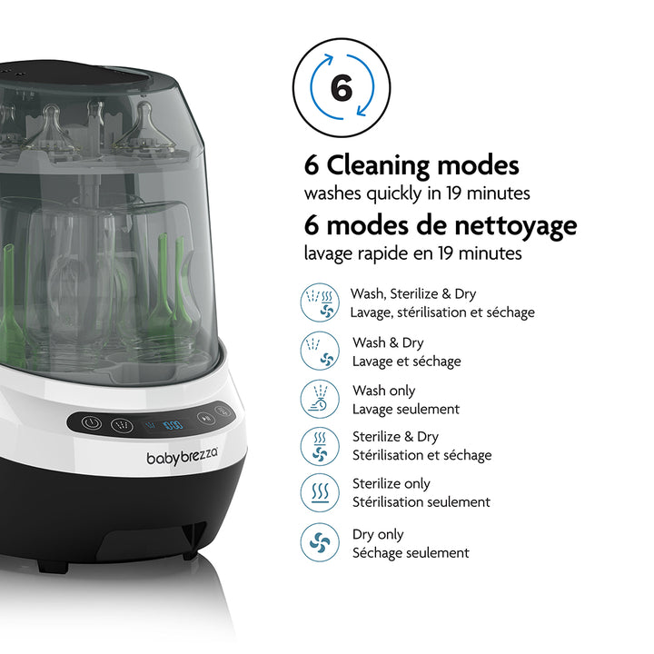 Baby Brezza Formula Pro Advanced & Bottle Washer Pro Bundle
