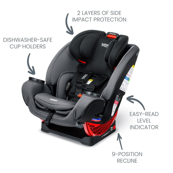 Britax One4Life ClickTight (Onyx Stone SafeWash)-Gear-Britax-028398 OST-babyandme.ca