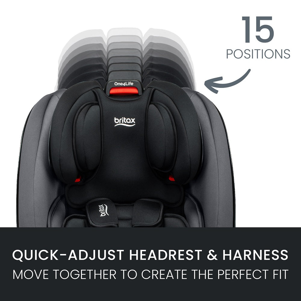 Britax One4Life ClickTight (Onyx Stone SafeWash)-Gear-Britax-028398 OST-babyandme.ca
