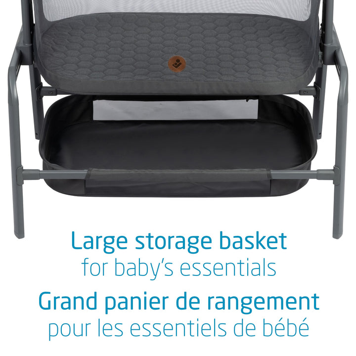 Maxi Cosi Iora Bedside Bassinet (Classic Graphite)