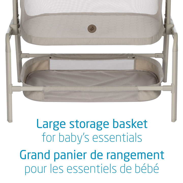 Maxi Cosi Iora Bedside Bassinet (Beyond Graphite)