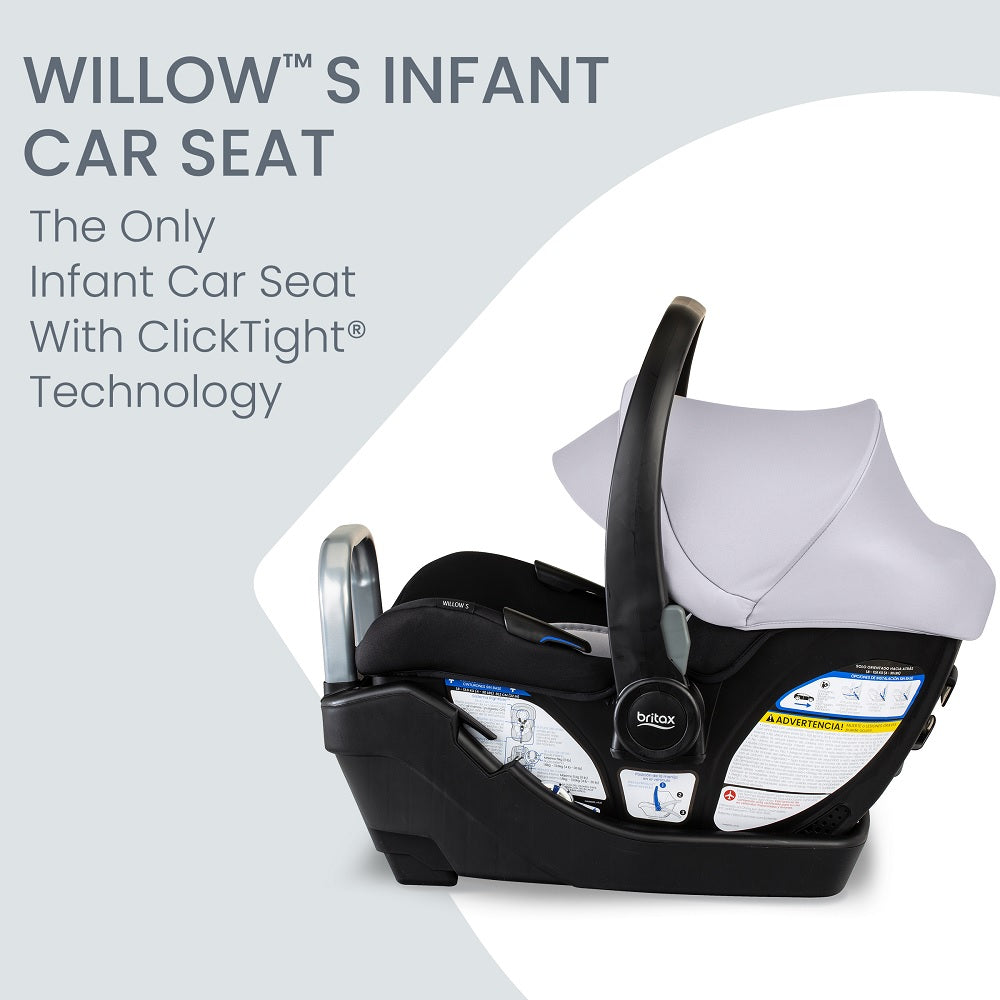 Britax Willow™ S Infant Car Seat with Alpine Base (Glacier Onyx)
