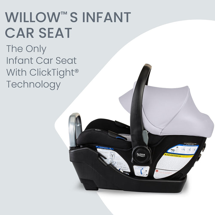 Britax Willow™ S Infant Car Seat with Alpine Base (Glacier Onyx)