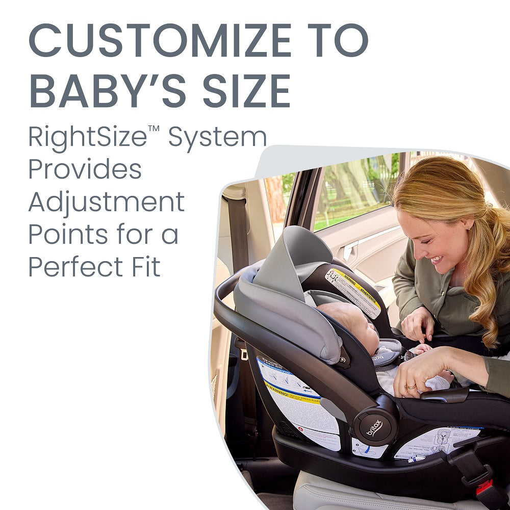 Britax Willow™ S Infant Car Seat with Alpine Base (Glacier Onyx)