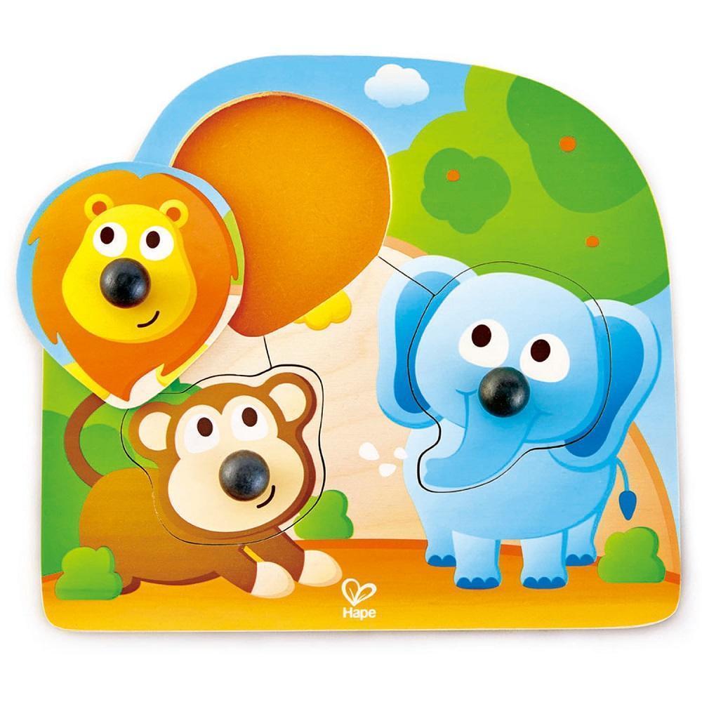 Hape Big Nose Jungle Puzzle-Toys & Learning-Hape-027983-babyandme.ca