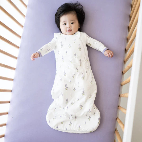 Kyte Baby Printed Sleep Bag 1 TOG (Lavender)-Nursery-Kyte Baby--babyandme.ca