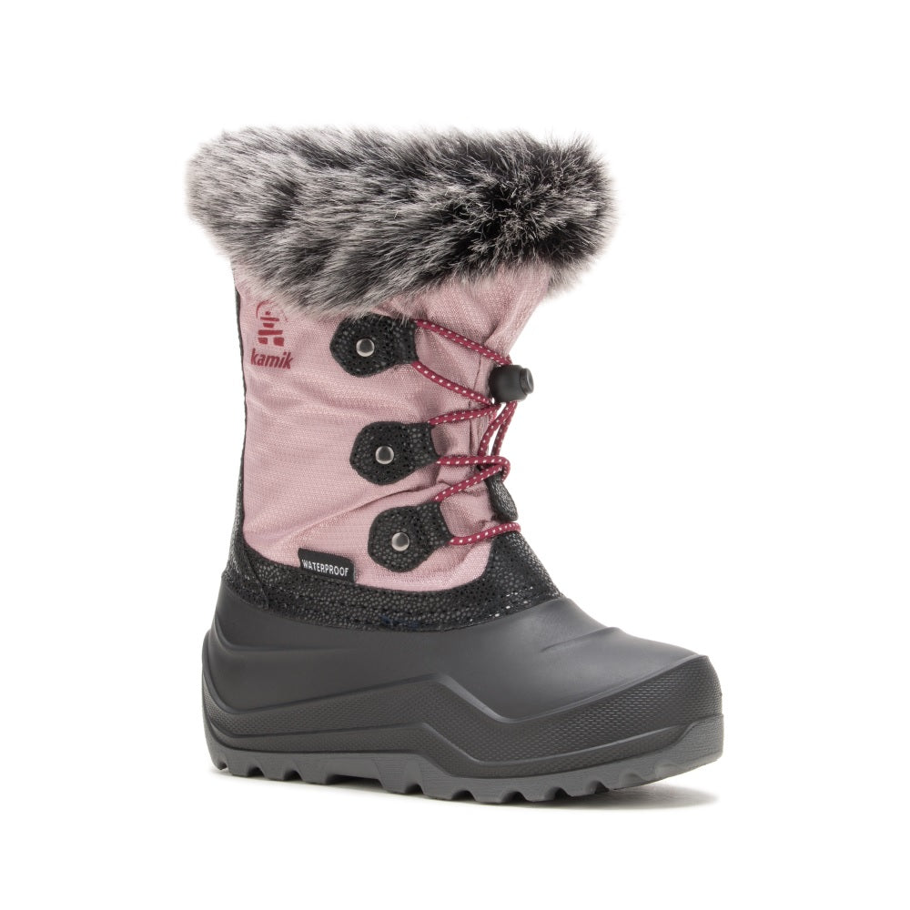 Light pink winter boots hotsell