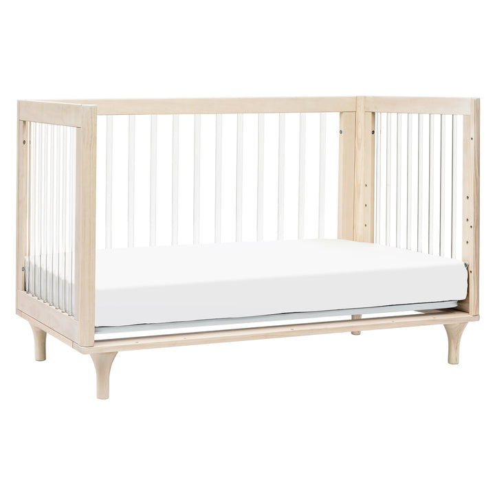 Babyletto Lolly 3-in-1 Crib with Toddler Bed Conversion Kit (Washed Natural/ Acrylic) IN-STOCK