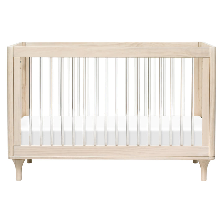 Babyletto Lolly 3-in-1 Crib with Toddler Bed Conversion Kit (Washed Natural/ Acrylic) IN-STOCK