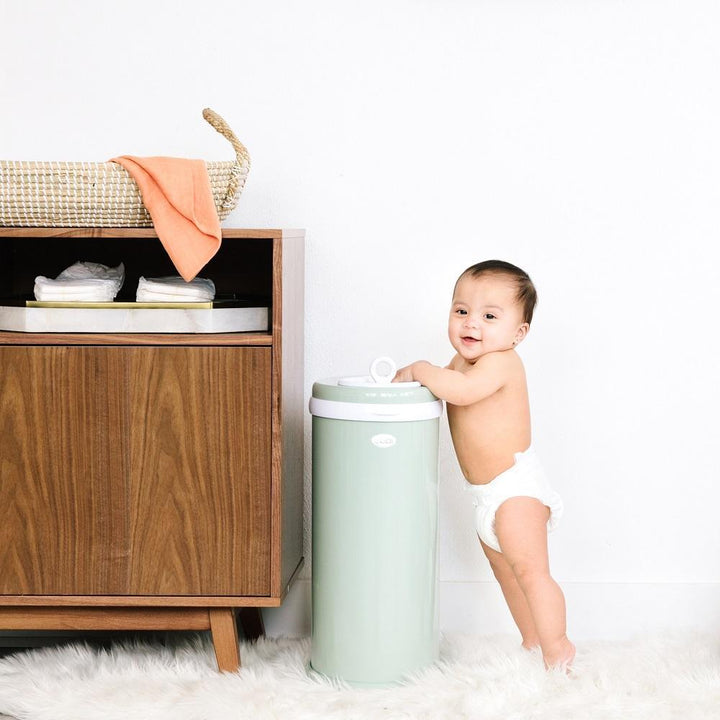 Ubbi Diaper Pail (Sage) - IN STORE PICK-UP ONLY-Bath-Ubbi-005870 SG-babyandme.ca