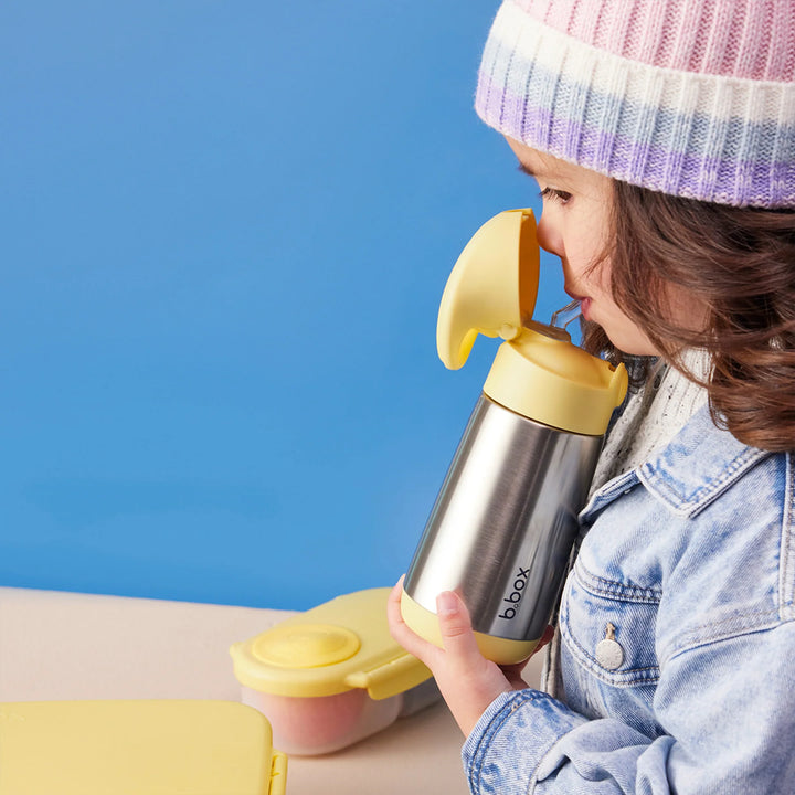 B.Box Insulated Drink Bottle 350mL (Lemon Twist)