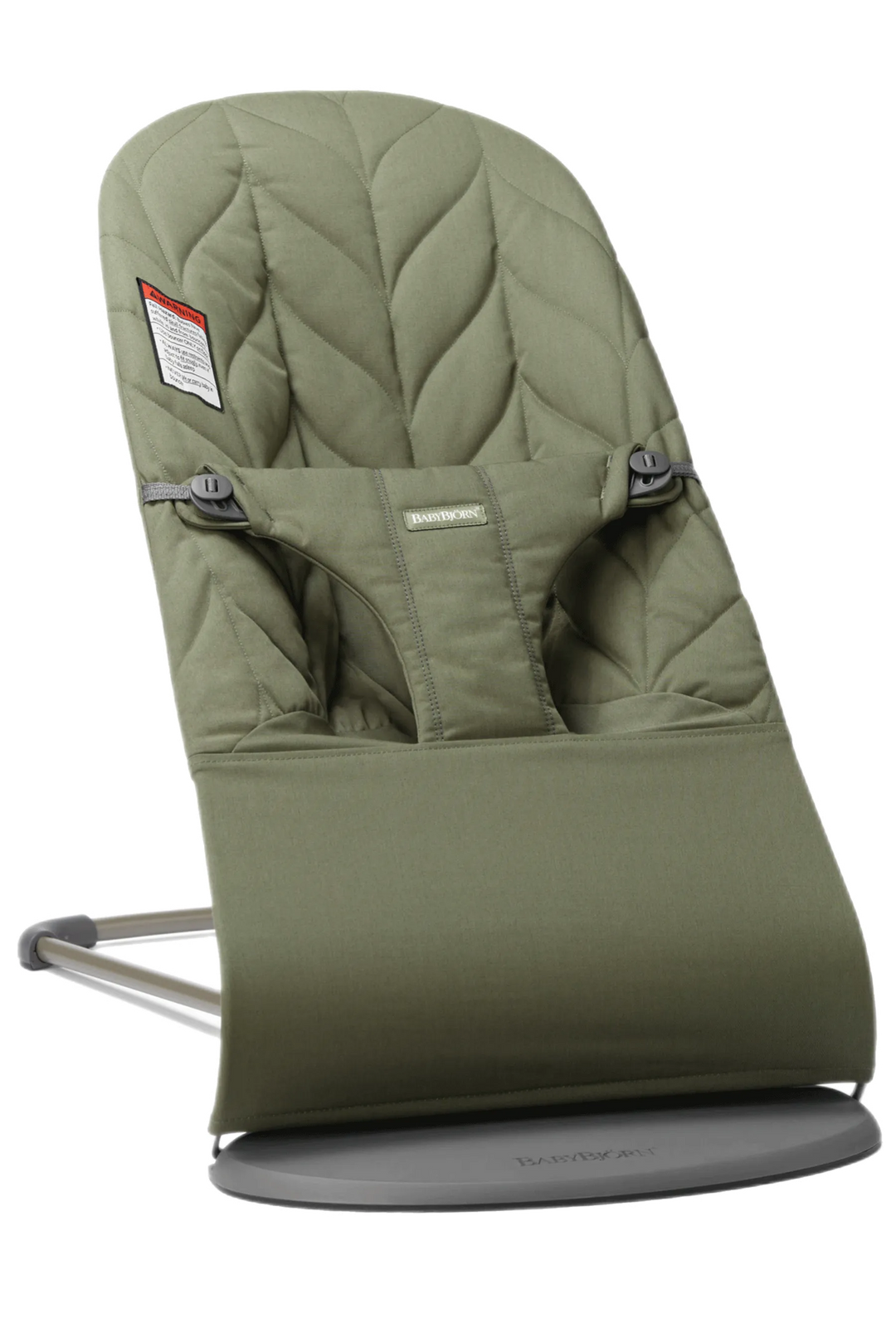 Baby Bjorn Bouncer Bliss Cotton Petal Quilt (Dark Green/Light Grey Frame)