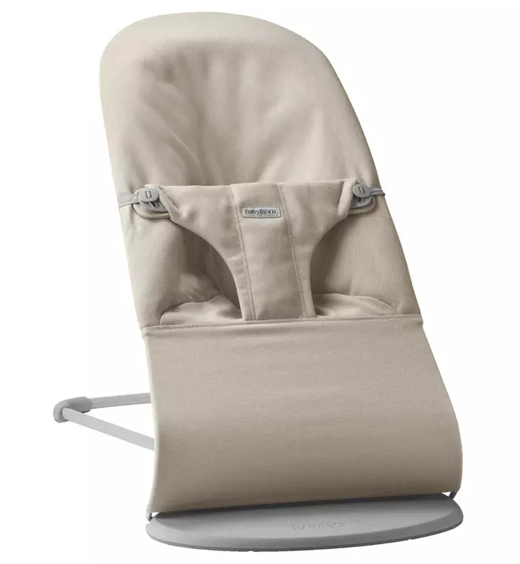 Baby Bjorn Bouncer Bliss Woven Melange (Light Beige/Light Grey Frame)