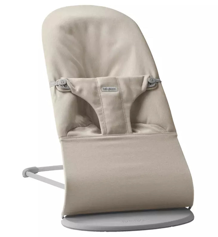 Baby Bjorn Bouncer Bliss Woven Melange (Light Beige/Light Grey Frame)