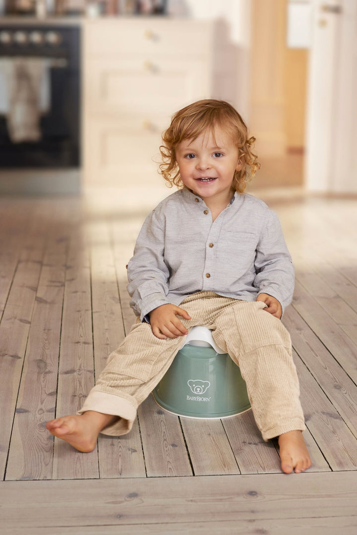Baby Bjorn Potty Training Bundle (Deep Green/White)