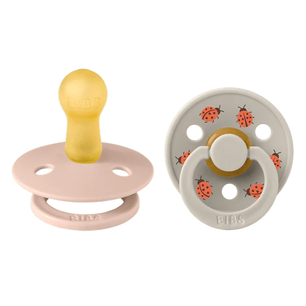 BIBS Studio Pacifier 2pk (Ladybug/Blush)