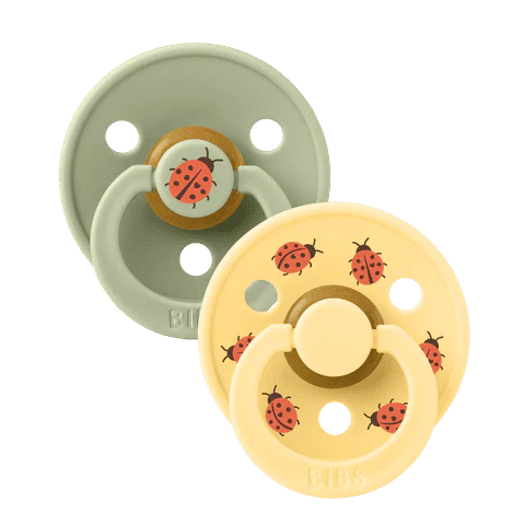 BIBS Studio Pacifier 2pk (Ladybug/Sage)