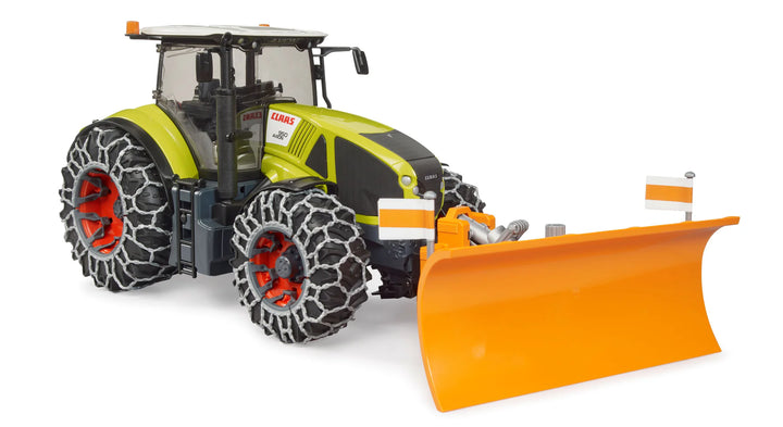 Bruder Claas Axion 950 with Snow Chains and Snow Blade (03018)