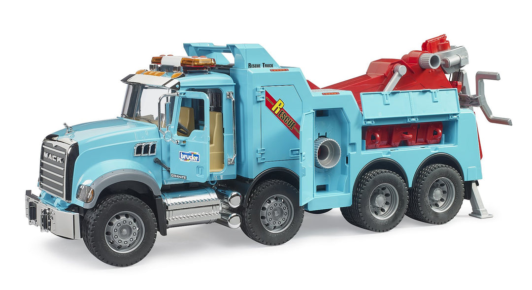 Bruder MACK Granite Recovery and Towing Truck with Light & Sound