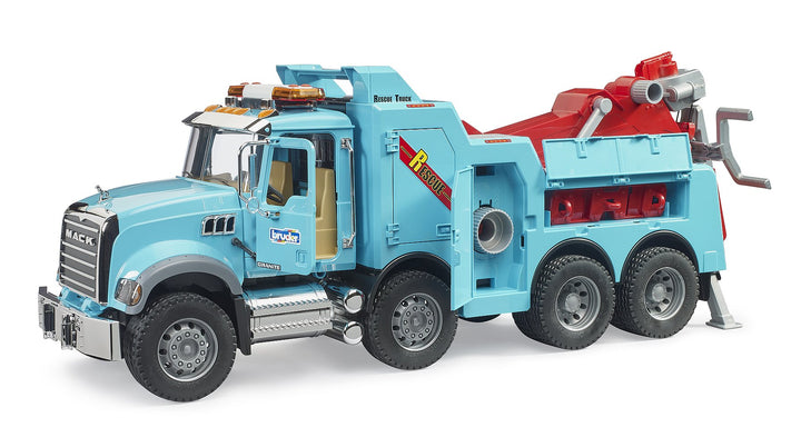 Bruder MACK Granite Recovery and Towing Truck with Light & Sound