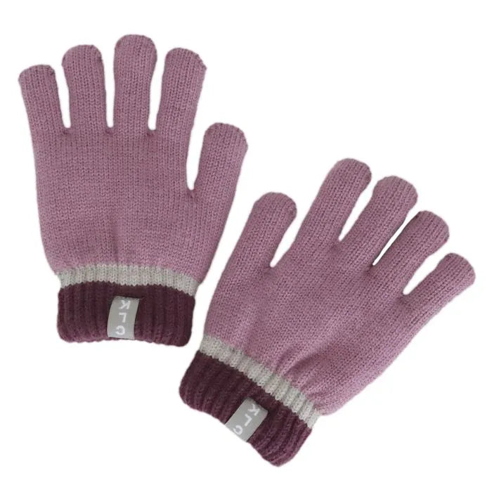 Calikids W2491 Soft Touch Knit Gloves (Dusty Orchid)