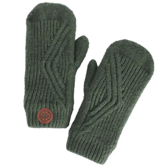 Calikids W2494 Soft Touch Knit Mittens (Pine)