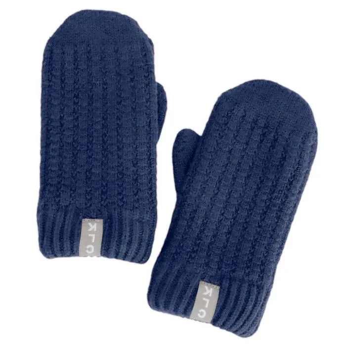Calikids W2590 Soft Touch Knit Mittens (Blue)
