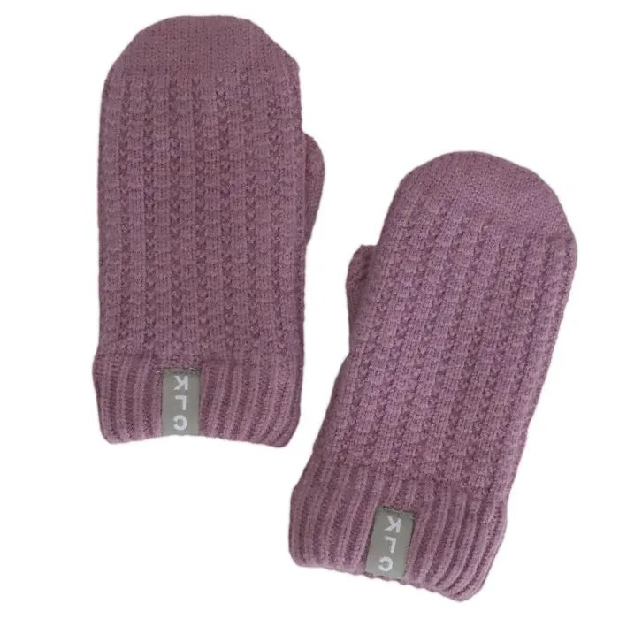 Calikids W2590 Soft Touch Knit Mittens (Dusty Orchid)
