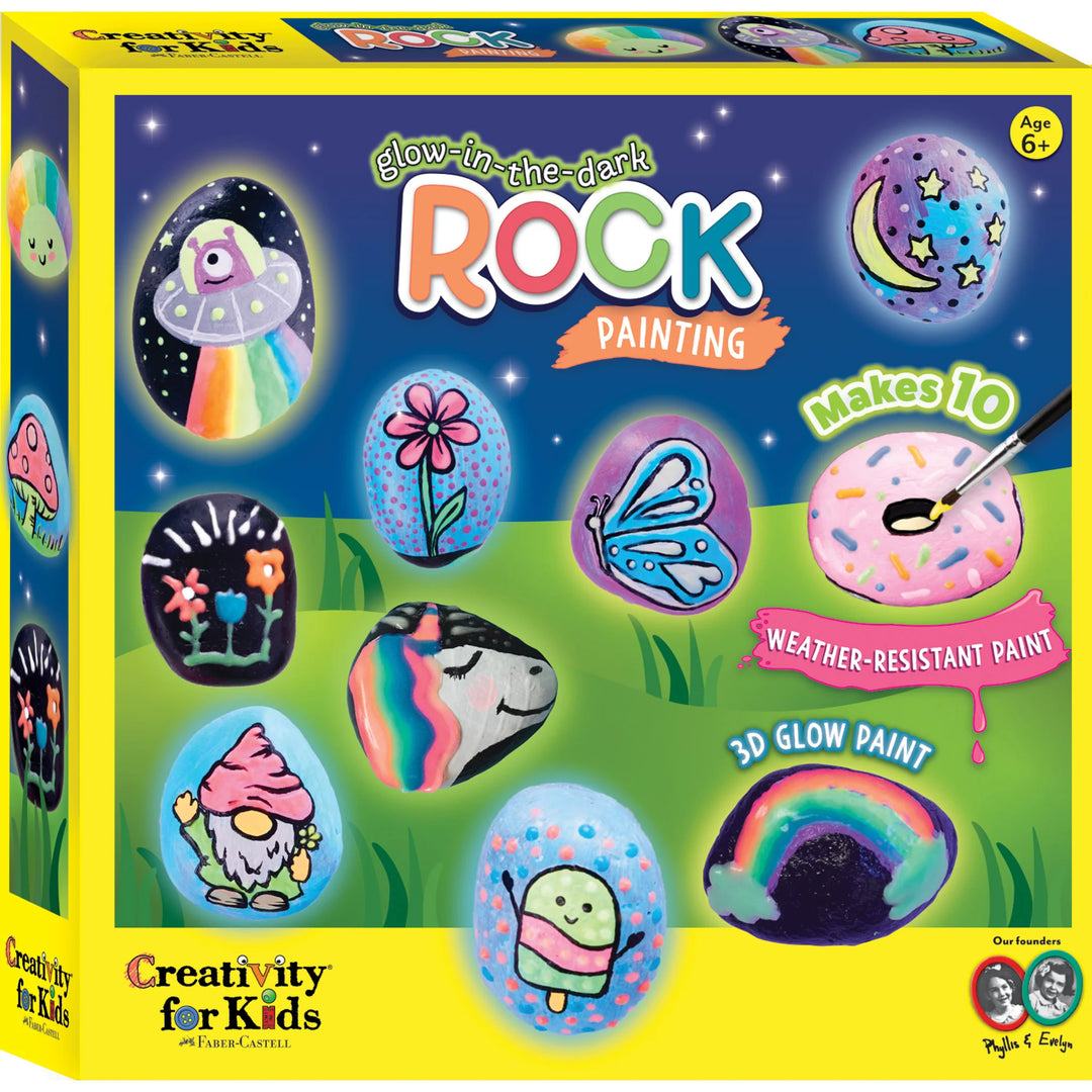 Creativity for Kids Glow In The Dark Rock Painting Kit