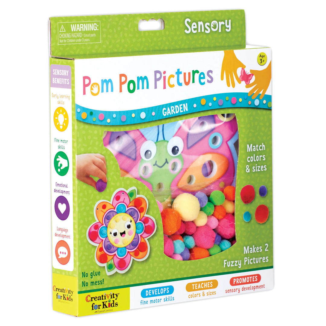Creativity for Kids Sensory Pompom Pictures (Garden)