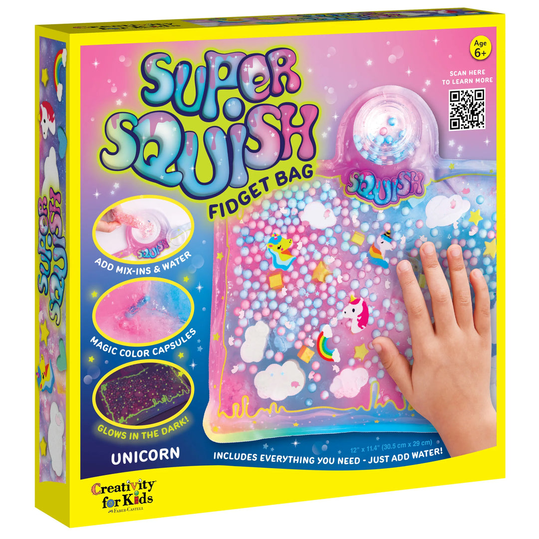 Creativity for Kids Super Squish Fidget Bag (Unicorn)