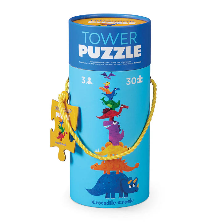 Crocodile Creek 30-Piece Tower Puzzle (Dinosaur)