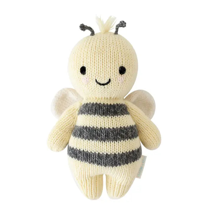 Cuddle + Kind Baby Animal Knit Doll (Bee)