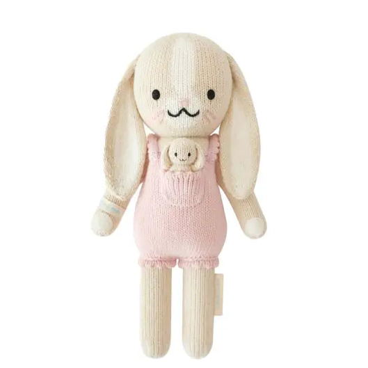 Cuddle + Kind Little Knit Doll (Briar the Peony Pink Bunny)