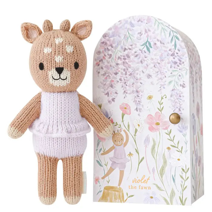 Cuddle + Kind Tiny Knit Doll (Violet the Fawn)