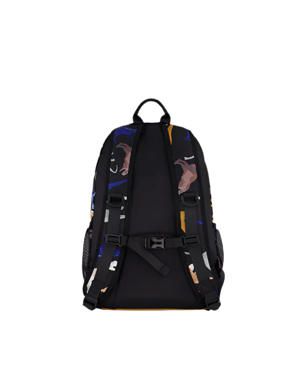 Deux par Deux Kids Backpack (Black Dinos)